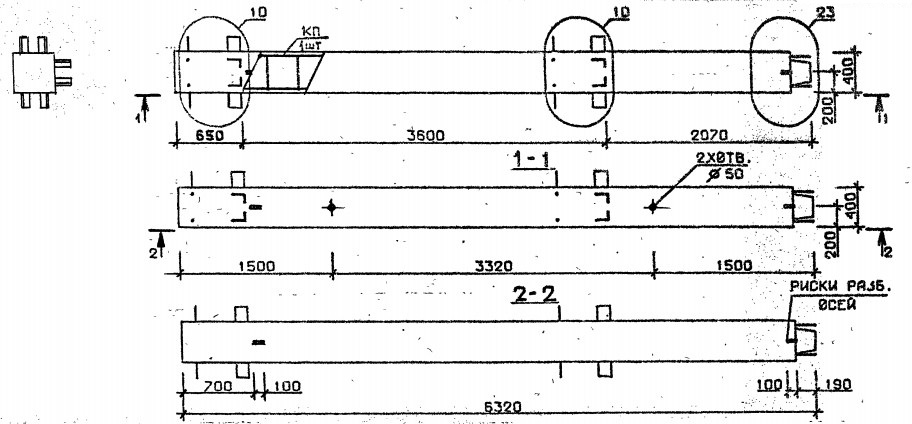 Колонна 3КВ 36.63-5-с Серия 1.020.1-2с/89